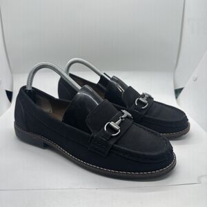 White Mountain Womens Augusta Size 9 M Black  Slip On Moccasins Loafer